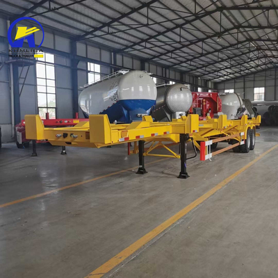 2 Axles Skeleton Semi-Trailer for Container 20FT 40FT Skeleton Trailer in High Demand