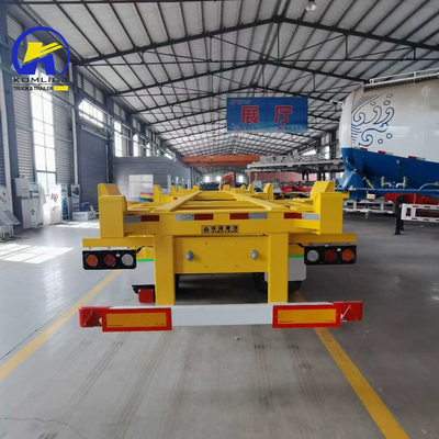 2 Axles Skeleton Semi-Trailer for Container 20FT 40FT Skeleton Trailer in High Demand