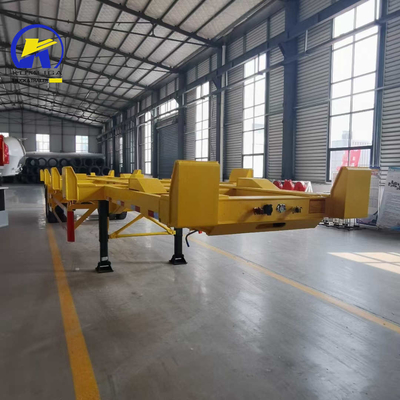2 Axles Skeleton Semi-Trailer for Container 20FT 40FT Skeleton Trailer in High Demand