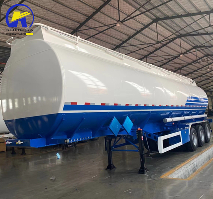 GCC Certified 3 Axle 40 Cubic Meters Aluminum Oil Fuel Tank Trailer for African Needs