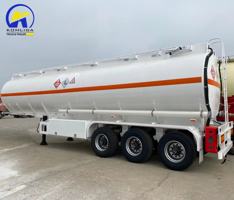 2 4 Axles 30000L 40000L Aluminum Walkway Tank/Tanker Truck Semi Trailer for Oil/Fuel/Diesel/Gasoline/Crude/Water/Milk Transport