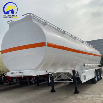 2 4 Axles 30000L 40000L Aluminum Walkway Tank/Tanker Truck Semi Trailer for Oil/Fuel/Diesel/Gasoline/Crude/Water/Milk Transport
