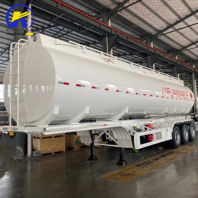 3 Axles 40000L Fuel Oil Gasoline Crude Petroleum Tank Semi Trailer with Brake System