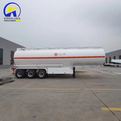 3 Axles 40000L Fuel Oil Gasoline Crude Petroleum Tank Semi Trailer with Brake System
