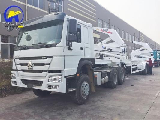 37 Tons Wheel Base 7000-8000mm Side Lifter Semi Trailer with 30-100t Loading Capacity