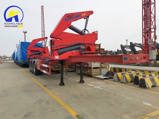 Self Loading 20FT 40FT Side Container Loader with 12 Units Tire Number Semi-Trailer