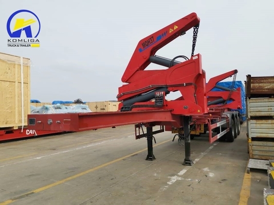 Self Loading 20FT 40FT Side Container Loader with 12 Units Tire Number Semi-Trailer