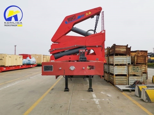 Self Loading 20FT 40FT Side Container Loader with 12 Units Tire Number Semi-Trailer