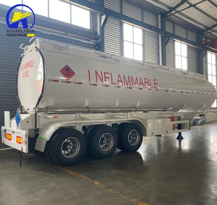 Aluminum Walkway 3 Axle 25/30/40/50cubic Meters Fuel Oil Tank Trailer for Discharging