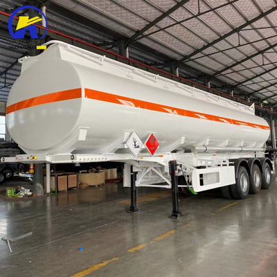 3 Axles 40000L/42000L/45000L/48000L/50000L Aluminum Steel Tanker Trailer Tank Truck Trailer for Mechanical Suspenssion and 6 M Each Discharging Hose