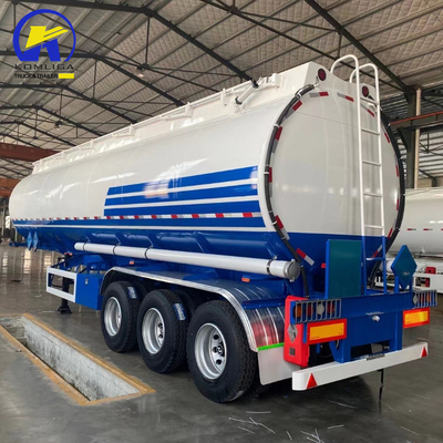 3 Axles 40000L/42000L/45000L/48000L/50000L Aluminum Steel Tanker Trailer Tank Truck Trailer for Mechanical Suspenssion and 6 M Each Discharging Hose