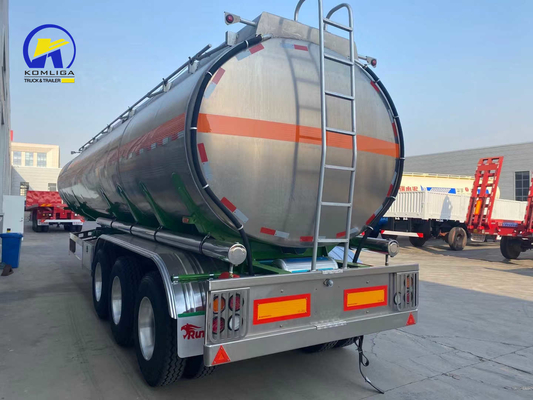 3 Axles 4 Axles Fuel Tanker Semi-Trailer for Oil Transportation Bogie Suspension Design