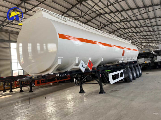 3 Axles 4 Axles Fuel Tanker Semi-Trailer for Oil Transportation Bogie Suspension Design