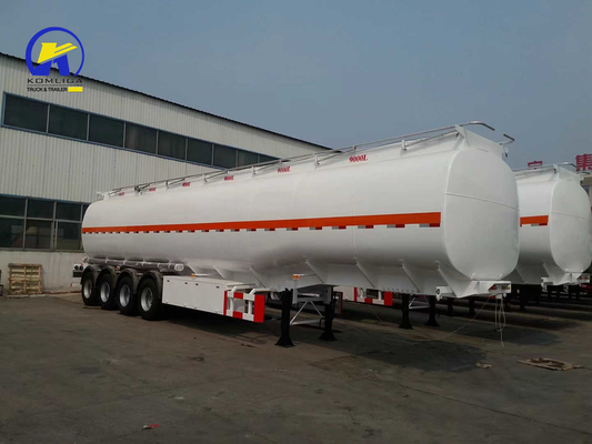 3 Axles 4 Axles Fuel Tanker Semi-Trailer for Oil Transportation Bogie Suspension Design