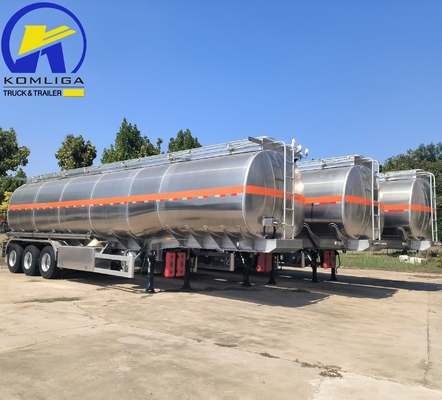 3 Axle Sinotruk 45000liters Feul Tank Semi Trailer for Light Efficiency and Performance