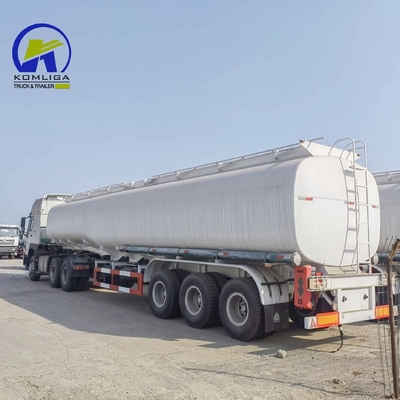 3 Axle 42cbm Feul Tank Semi Tailer Oil Container Semi Trailer with Techinical Support