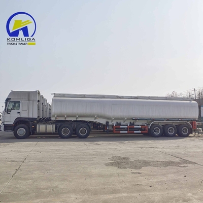 3 Axle 42cbm Feul Tank Semi Tailer Oil Container Semi Trailer with Techinical Support
