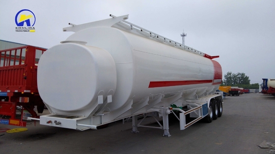 3 Axle 42cbm Feul Tank Semi Tailer Oil Container Semi Trailer with Techinical Support