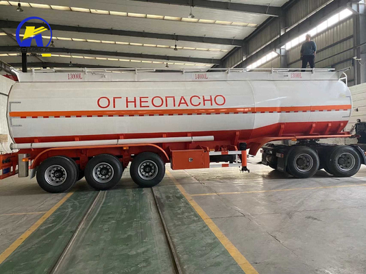 3 Axle 42cbm Feul Tank Semi Tailer Oil Container Semi Trailer with Techinical Support