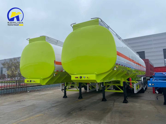 Semi-Trailer Aluminum Feul Tank Trailer 45000liters 5000liters 2axle 3axle 4 Axle