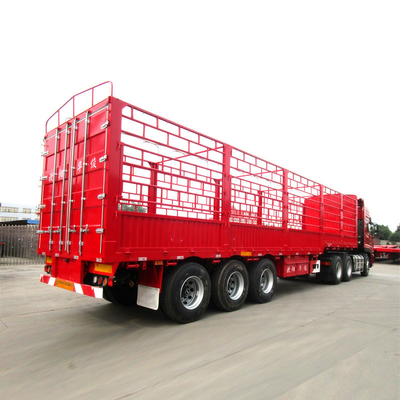 3 Axles 40 60 70tons Cargo Semi Trailer Side Wall Box Trailers with Customized Request