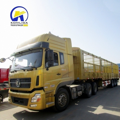 13000x2500x3900mm Tri-Axle Enclosed Cargo Trailer with Side Wall and GCC Certification
