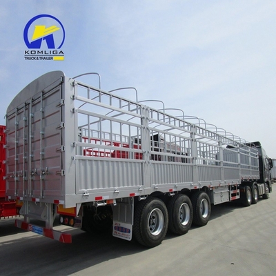 13000x2500x3900mm Tri-Axle Enclosed Cargo Trailer with Side Wall and GCC Certification