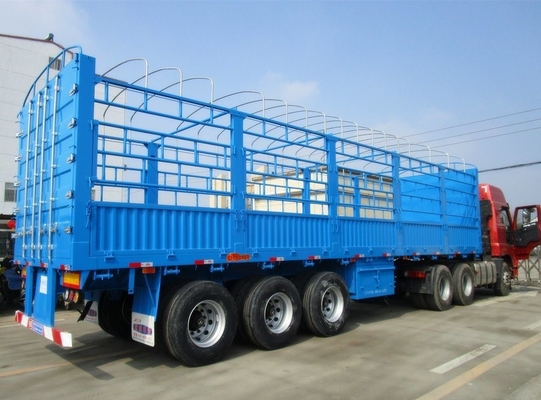 Optional Twist Locks Heavy Duty 60-80tons Van Box Fence Cargo Semi Trailer 13m 14m 15m