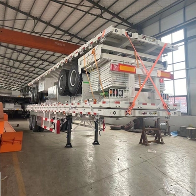 Heavy Duty Low Side Walll Mini Small Cargo Trailer 2 Axle 30 40 Ton Not Self-dumping