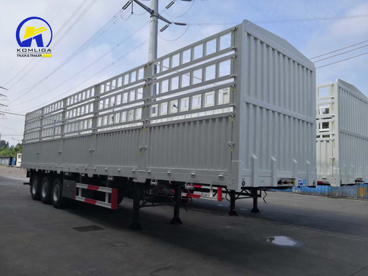 Twist Locks Optional Lowbed Flatbed Truck for Chinese Fence Cargo Trailer Transportation