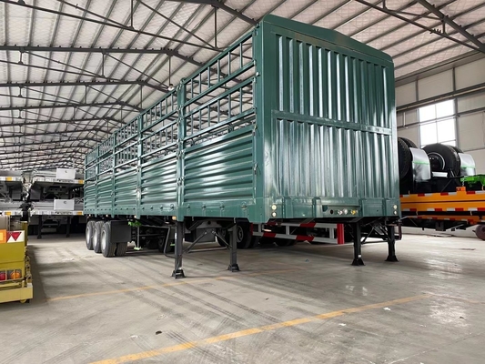 6X4 Fence Semi Trailer with 1820mm Tread and Jost 2.0 or 3.5 Inch King Pin
