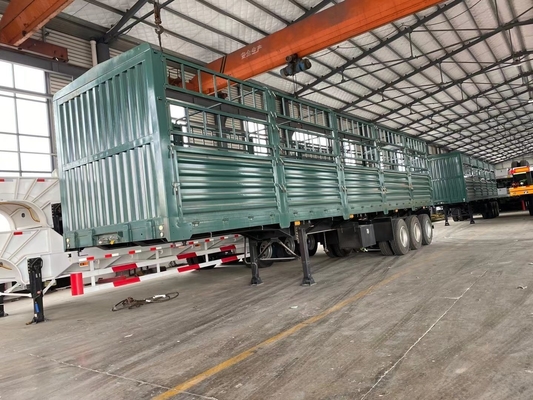 6X4 Fence Semi Trailer with 1820mm Tread and Jost 2.0 or 3.5 Inch King Pin