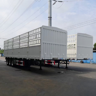 3 Axles 4 Axles Fence Cargo Trailer with Cross Arm Type Suspension Systems