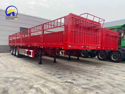 3 Axles Cargo Fence Semi Trailer Performance with Tool Box One Piece 1m *0.5m*0.5m
