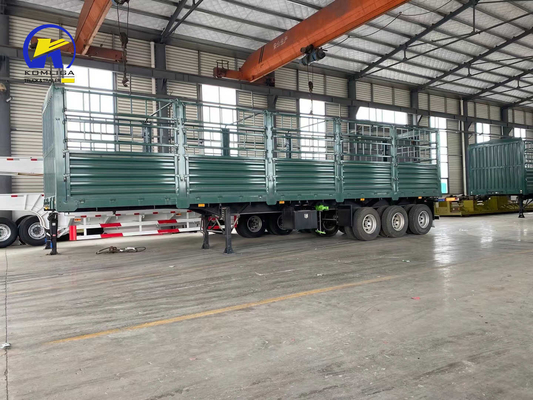 3 Axles Cargo Fence Semi Trailer Performance with Tool Box One Piece 1m *0.5m*0.5m