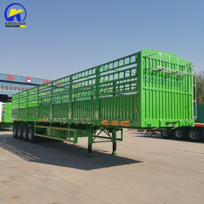 30-100t Loading Capacity Semi Trailer GCC Certified and Side Wall with Container Lock