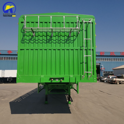 30-100t Loading Capacity Semi Trailer GCC Certified and Side Wall with Container Lock