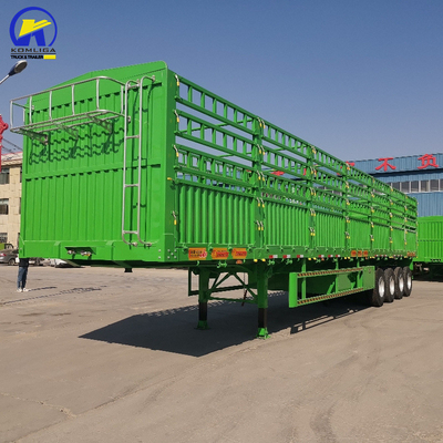 30-100t Loading Capacity Semi Trailer GCC Certified and Side Wall with Container Lock