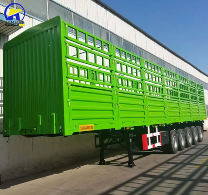 30-100t Loading Capacity Semi Trailer GCC Certified and Side Wall with Container Lock