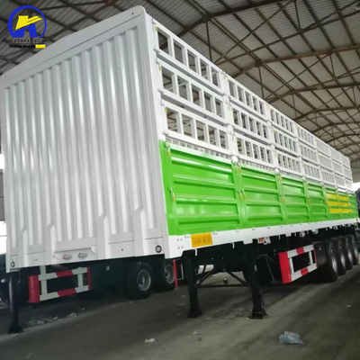 30-100t Loading Capacity Semi Trailer GCC Certified and Side Wall with Container Lock