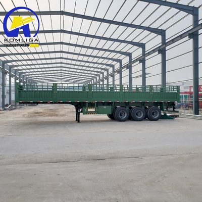 3 Axles 13m Animal Livestock Fence Semi Trailer with Fuwa Axle and 12.00r20 Tires