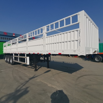 Durable Cross Arm Type Semi Trailer for Transporting and Used 3 Axles 4 Axles Fence