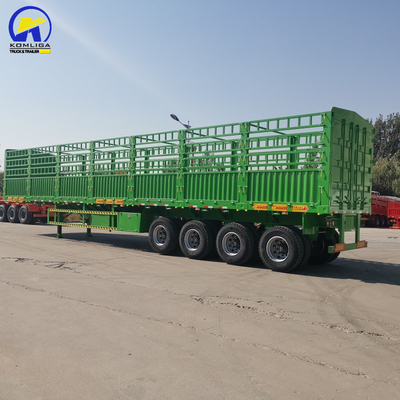 3axles 4axles Box Trailer Container Semi Trailer Fence Cargo Trailer with Fuwa/BPW Axle