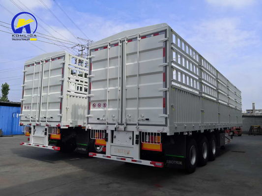Mechanical Suspension 3axle 40FT Container Side Wall Semi Trailer for Within Your Needs