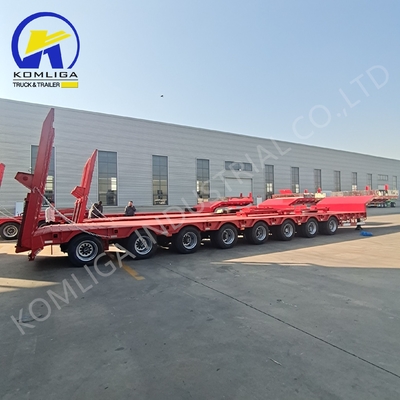 Best Popular Multi Axle 150t 200t 250t Lowbed Transport Semi Trailer Customized Request