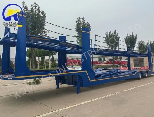 2 Axle 6-8 Units Hydraulic Lifting Transport Carrier Car Trailer with 13/16 Tons Axle