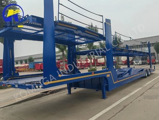 2 Axle 6-8 Units Hydraulic Lifting Transport Carrier Car Trailer with 13/16 Tons Axle