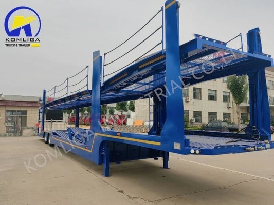 2 Axle 6-8 Units Hydraulic Lifting Transport Carrier Car Trailer with 13/16 Tons Axle