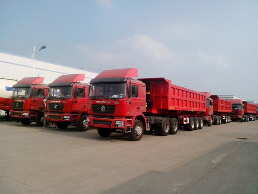 3 Axle Side End Dumper Farm Dump Trailer Tipper with ABS Anti-lock Braking System