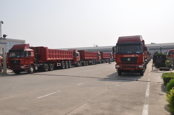 CE Certified 45cbm 50cbm Used 3 Way Dump Trailer Liner with Wheel Base of 7000-8000mm
